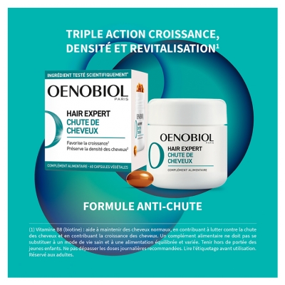 Oenobiol Hair Expert Chute de Cheveux 60 Capsules