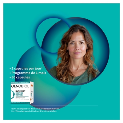 Oenobiol Hair Expert Chute de Cheveux 60 Capsules