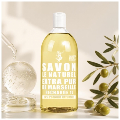 „Le Naturel Extra Pur de Marseille“ skystas muilas, papildymas 1 L