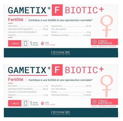 Gametix F Biotic+ Fertilidad 30 Sobres Lote de 2