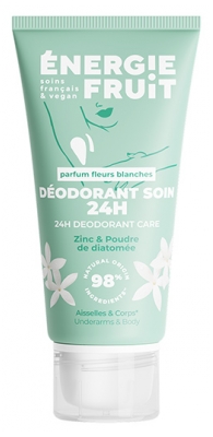 Energie Fruit Déodorant Soin 24H Parfum Fleurs Blanches 50 ml