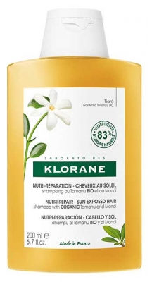 Klorane hranljivi šampon za regeneracijo las po izpostavljenosti soncu 200 ml