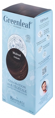 Greenleaf 100% Bio Barva na vlasy 100 g - Barva: Kaštan