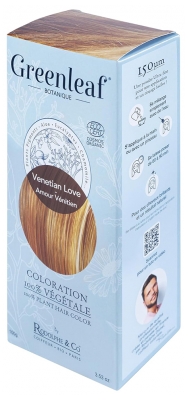 Greenleaf 100% Bioloģiskā Matu Krāsa 100 g - Krāsa: Ven?cijas m?lest?ba