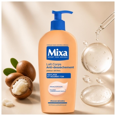 Mixa Leite Corporal Antirresssecamento 400 ml