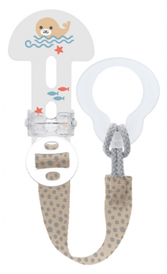 Prendedor de Chupeta Universal Todas as Idades MAM - Modelo: Leão-marinho