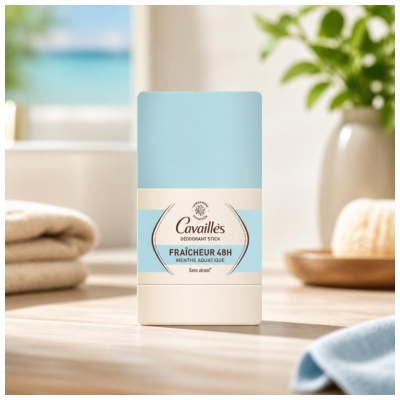 Cavaillès Desodorante en Stick Frescura 48H Menta Acuática 50 ml