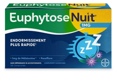 Bayer Euphytose Nuit 1 mg 30 Tablet