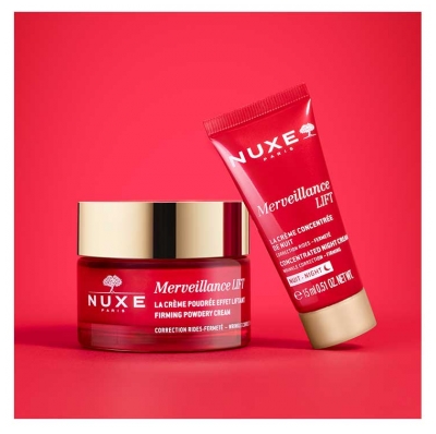 Nuxe Merveillance LIFT La Crème Poudrée Effet Liftant 50 ml + La Crème Concentrée de Nuit 15 ml Offert