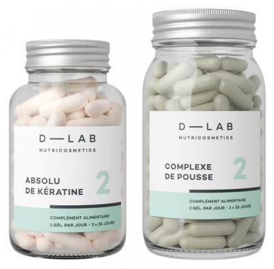 D-Lab Nutricosmetics Compléments Alimentaires Duo Nutrition Capillaire D-Lab Nutricosmetics 3 mois