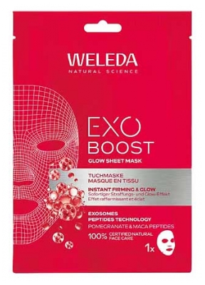 Weleda Exo Boost Glow Mască de pânză 20 ml