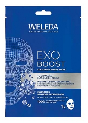 Weleda Exo Boost Collagen Mască tip Șervețel 20 ml
