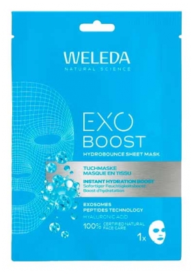 Weleda Exo Boost Hydrobounce Mască Tip Șervețel 20 ml