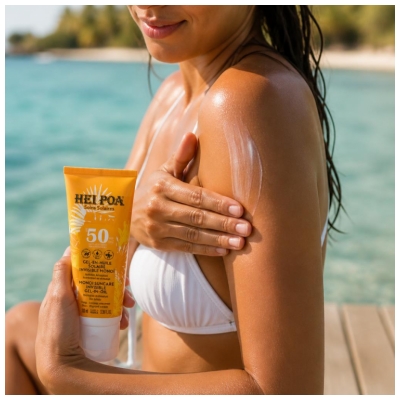 Hei Poa Unsichtbares Solar Gel-in-Öl SPF50 100 ml