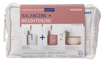 Korres Apothecary Wild Rose Balance + Brighten Kit