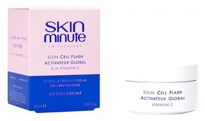 BODY' minute Crème Cell Flash Vitamine C Metabolissime Skin Minute