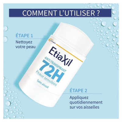 Etiaxil Déodorant Anti-Transpirant Protection 72H Stick 40 ml