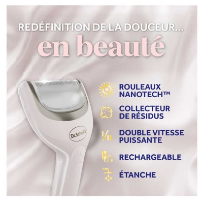 Scholl Pedi Perfect Râpe Électrique + 2 Rouleaux Recharges Nano Tech