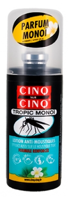 Cinq sur Cinq Tropic Monoï Lotion Anti-moustiques 75 ml