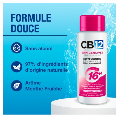CB12 Soin Gencives Bain de Bouche 500 ml