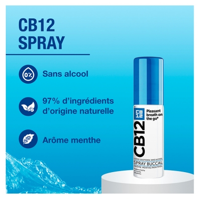 CB12 Spray Buccal Sans Alcool Menthe 15 ml