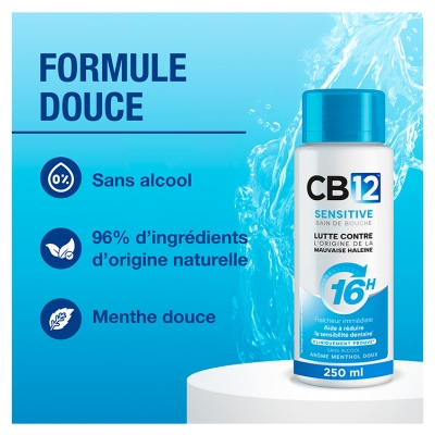 CB12 Sensitive Bain de Bouche 250 ml