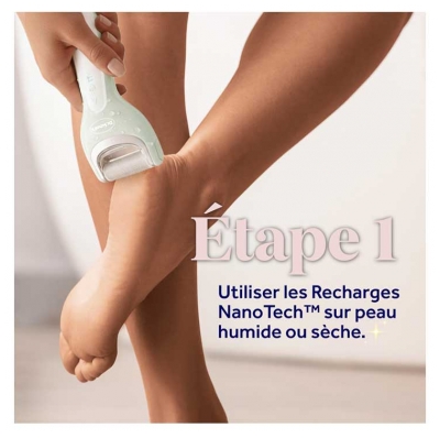Scholl Pedi Perfect 2 Recharges Râpe Électrique Nano Tech
