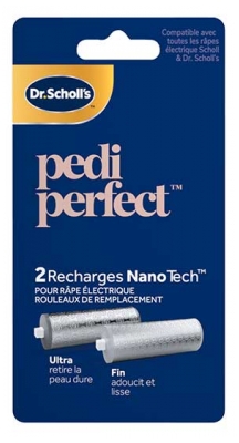 Scholl Pedi Perfect 2 Recharges Râpe Électrique Nano Tech