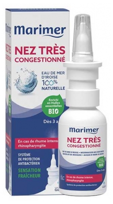 Marimer Næsespray til Stærkt Tilstoppede Næser 20 ml