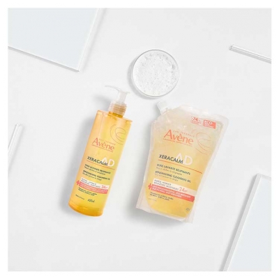 Avène XeraCalm AD Huile Lavante Relipidante Éco-Recharge 400 ml
