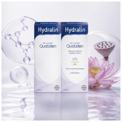 Hydralin Quotidien Intimvask Gel, Pakke med 2 x 200 ml -20%