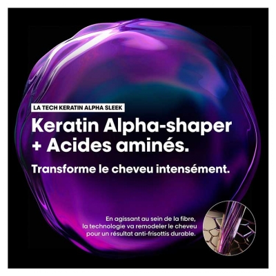 L'Oréal Professionnel Keratin Alpha Sleek Shampoing Professionnel 300 ml