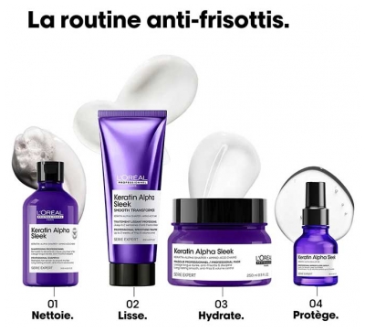 L'Oréal Professionnel Keratin Alpha Sleek Shampoing Professionnel 300 ml