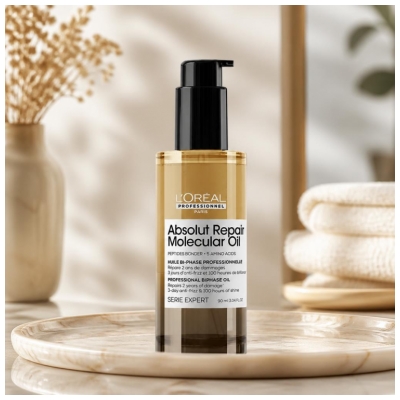 L'Oréal Professionnel Absolut Repair Molecular Dwufazowy olejek naprawczy 90 ml