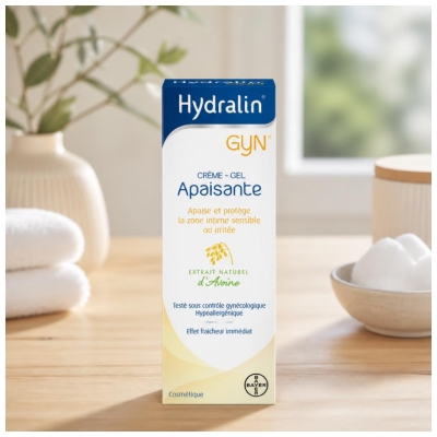 Hydralin Gyn Crème-Gel Apaisante Protège la Zone Intime 15 g