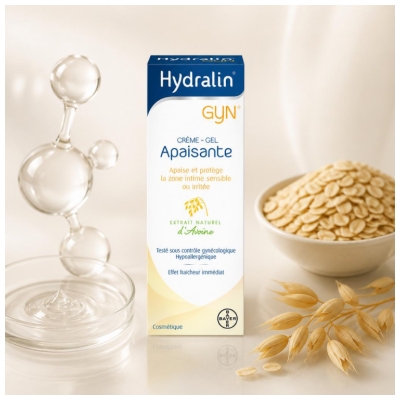 Hydralin Gyn Crème-Gel Apaisante Protège la Zone Intime 15 g