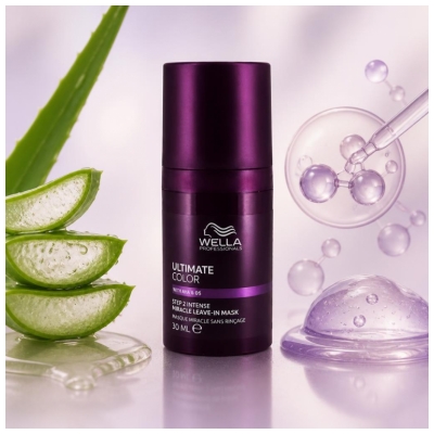 Masca Wella Ultimate Color pentru strălucire, hidratare și protecție 30 ml