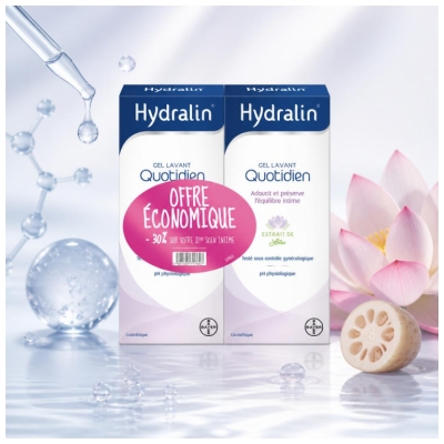 Hydralin Gel Detergente Quotidiano Set di 2 x 400 ml -30