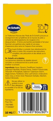 Scholl Traitement Mycose des Pieds Gel 4en1 10 ml