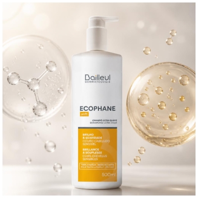 Bailleul Ecophane Soft Shampoing Ultra Doux Brillance & Souplesse 500 ml