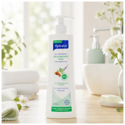 Hydralin Natūraliai Švelnus Kasdienis Prausimosi Gelis 400 ml