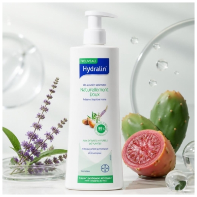Hydralin Naturalnie Delikatny Żel do Codziennego Oczyszczania 400 ml