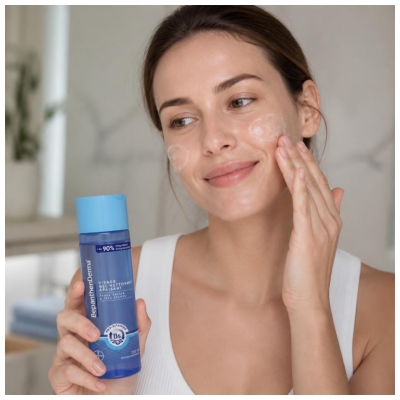 Bepanthen Derma Visage Gel Nettoyant Apaisant Peaux Sèches à Très Sèches 200 ml