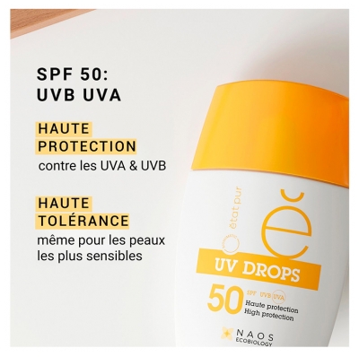 Etat Pur UV Drops Fluide Minéral Visage SPF50 30 g