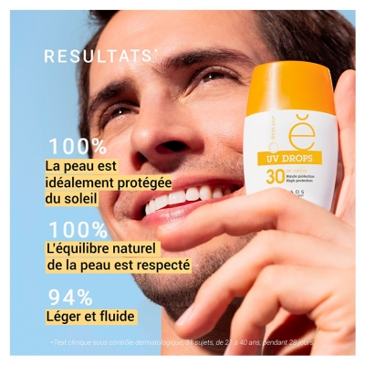 Etat Pur UV Drops Fluide Minéral Visage SPF30 30 g
