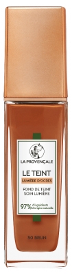 La Provençale Bio Le Fond de Teint Lumière 30 ml - Teinte : 50 Brun