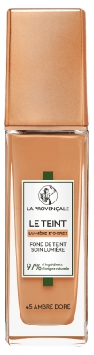 La Provençale Bio Le Fond de Teint Lumière 30 ml - Tint: 45 Kultainen meripihka