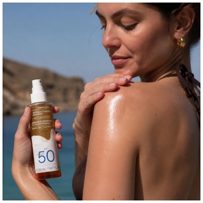 Korres Aegean Bronze Tanning Sun Protection Biphase Water SPF50 150 ml