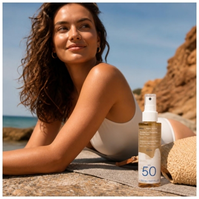 Korres Aegean Bronze Tanning Sun Protection Biphase Water SPF50 150 ml