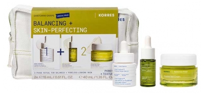 Korres Uva di Santorini Kit Equilibrante + Perfezionatore della Pelle